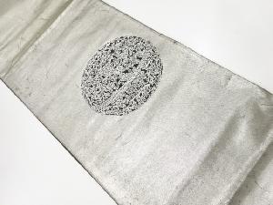 アンティーク　毬模様織出し袋帯（材料）